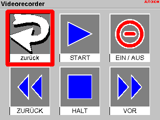 Beispiel einer Videorecorder-Steuerung